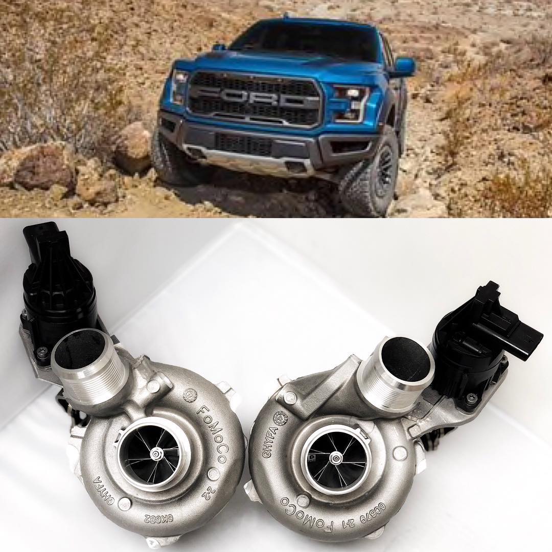 All New Pure 3.5L ECO BOOST Upgrade Turbos. • Larger PURE Spec Billet