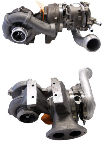 2008-2010 Ford 6.4L Powerstroke Turbochargers Set with BILLET Compressor Wheels-777