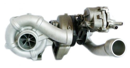 2008-2010 Ford 6.4L Powerstroke Turbochargers Set with BILLET Compressor Wheels-0