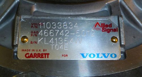 Volvo A25C Turbocharger 466742-5012 11033834-373