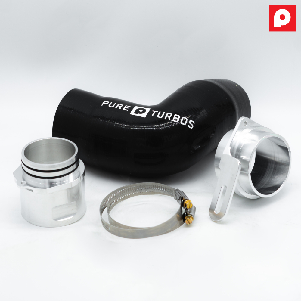 Pure Turbos N55 High Flow Silicone Inlet Kit E Series 002